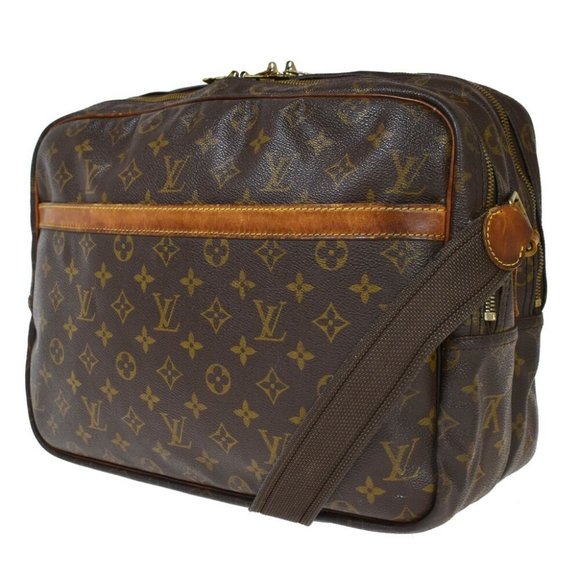 AUTHENTIC LOUIS VUITTON Reporter GM Crossbody Shoulder Bag Monogram Leather - Picture 1 of 8